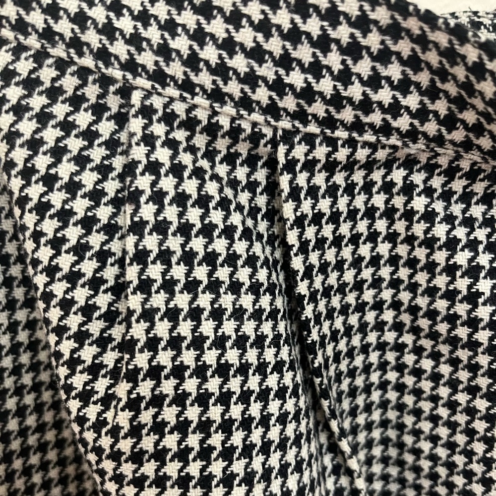 Vintage wool houndstooth pencil skirt - Picture 5 of 9